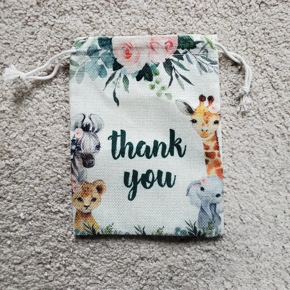 Jungle/safari animals gift bags